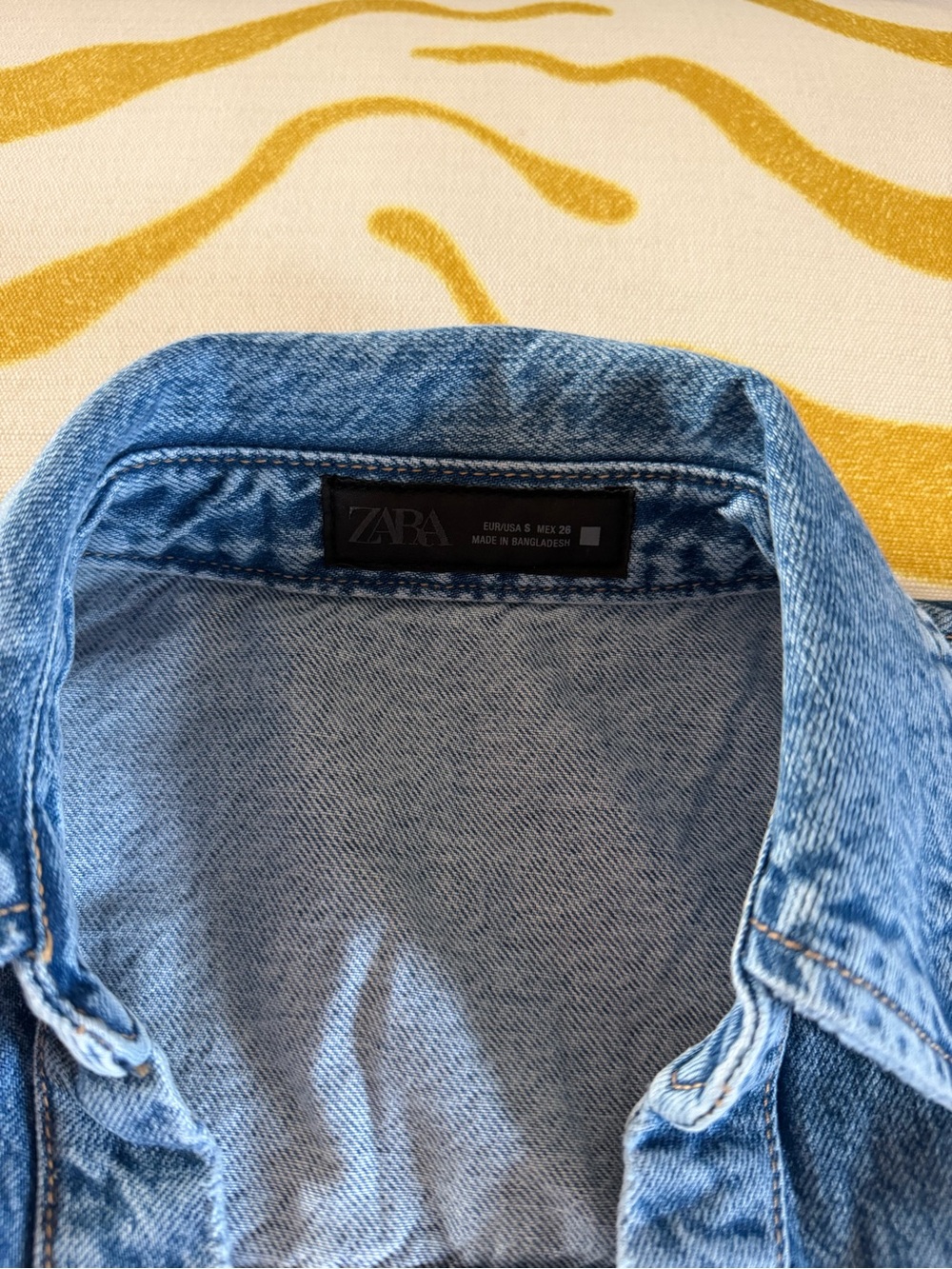 Zara short denim shirt - Picture 5 of 5